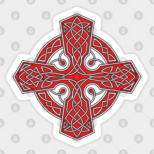 Celtic cross Sticker by art object